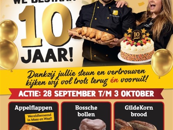 ACTIE WEEK 10 Jaar bestaan !