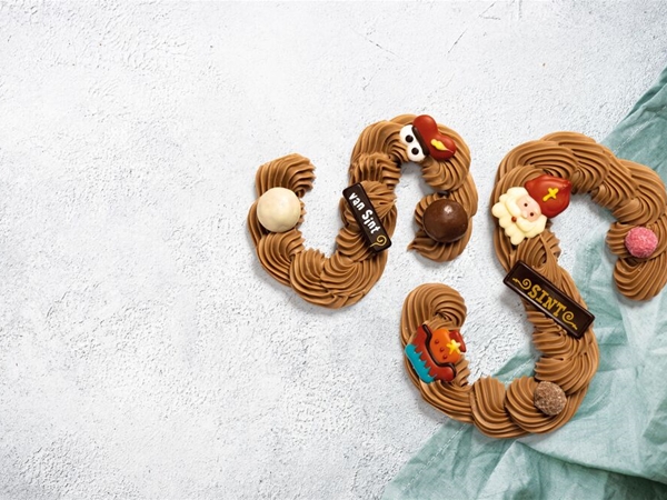 Melk chocolade letter