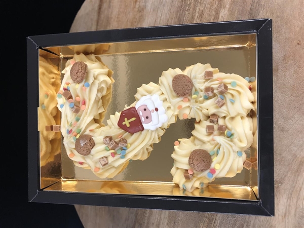 Wit chocolade letter