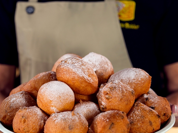 Oliebol gevuld&nbsp;per 10 verpakt